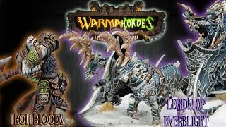 Warmachine amp Hordes  Trollbloods Madrak 2 vs Legion of Everblight Lylyth 3 75pt Battle Report [upl. by Gnivri]