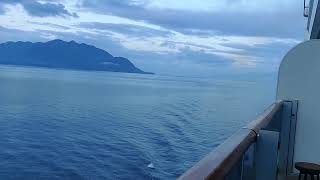 Our First Whale Sighting From Our Balcony In Frederick Sound Alaska [upl. by Brackely]