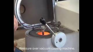 Topcast pressure over vacuum casting machine for Jewellery nickunj [upl. by Kezer925]