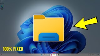 Fix File Explorer Not Opening in Windows 11  How To Solve file explorer wont open on windows 11 ✅ [upl. by Aidualc]