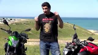 Yamaha MT07 vs Kawasaki ER6NNinja 650r Review [upl. by Enrev558]