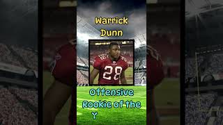 Warrick Dunn  Offensive Rookie of the Year 1997  nfl football buccaneers [upl. by Sueahccaz]