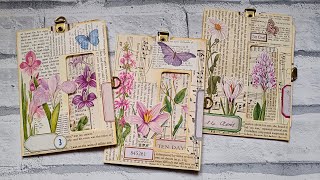 Multi Pocket Envelope Flips  Junk Journal Ephemera [upl. by Ater530]