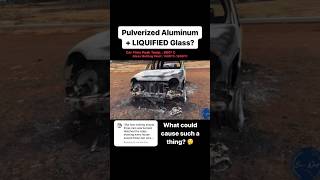 Pulverized Aluminum  Liquified Glass on Vehicles in Lahaina maui [upl. by Rica]