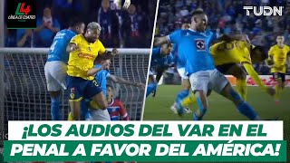 ¿Te lo perdiste 🚨🧐 Aquí los AUDIOS Y REVISIÓN del VAR en el penal de América  TUDN [upl. by Airahs654]