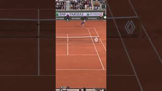 Novak Djokovic Paris Oympics Perfect Shot [upl. by Elleval412]