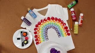 Rainbow T Shirt DIY for Kids  Welcome to Nanas [upl. by Wj]