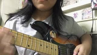 champagne and sunshine  plvtinum tarro electric guitar cover [upl. by Elfont]