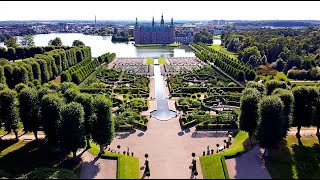 Denmark Frederiksborg Castle Drone Video [upl. by Yevoc]