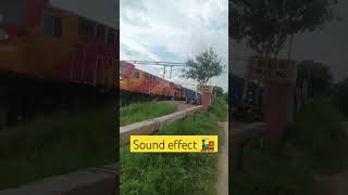 Train sound effect 🚂🚂 train soundeffects ytshorts ytshortsindia indianrailways trainkasafar [upl. by Jevon]