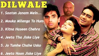 Dilwale Movie All SongsAjay DevganRaveena TandonSunil Shettymusical worldMUSICAL WORLD [upl. by Rattan]