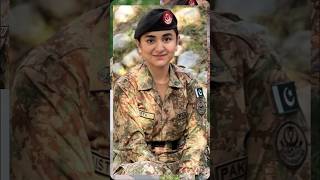 Pakistani actress in Army uinformPakistani actress look in army dress14 August shorts army [upl. by Ainiger]