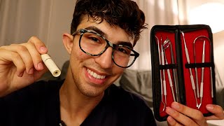 DENTIST ASMR🧑🏻‍⚕️🦷 II dental examination teeth cleaning [upl. by Aubin]