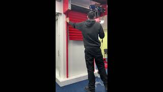 INSTALLATION VIDEO Series 25  4Hr Fire Rated Industrial Roller Shutter [upl. by Nosirrah]