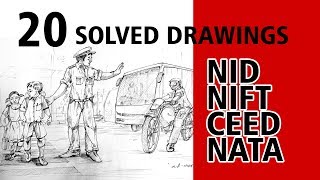 20 MEMORY DRAWINGS FOR NIDNIFTCEEDNATA Examination [upl. by Kreitman404]