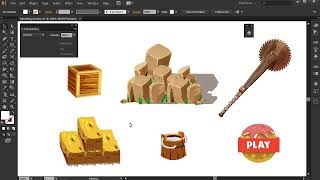 Adobe Illustrator for Game ArtLesson 4  Blending Modes [upl. by Akiwak]