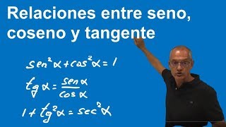 Relaciones entre seno coseno y tangente Deducción de las fórmulas [upl. by Carnahan]