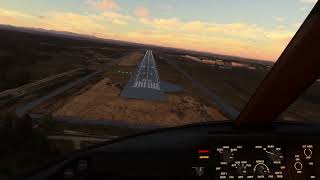 Landing in Leon Spain  LELN LEN  Leon Airport leon spain espagne landingview fs2020 [upl. by Rosenwald]