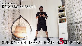 Quick Weight Loss in 5 minutes  Dancercise  Part 1  Yashdeep Malhotra  StepUp and Dance Academy [upl. by Negeam]