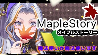 【初心者復帰】メイプルストーリーしますわよ【新人Vtuber表裏梨はきり】 [upl. by Tabb286]