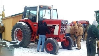 IHC 1086 Tractor with 6236 Hours Sold on Ohio Auction 1414 [upl. by Norry]