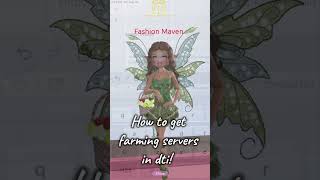 How to get farming servers in dti roblox dti [upl. by Eirased]