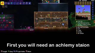 Terraria Wormhole potion tutorial [upl. by Ennagrom]