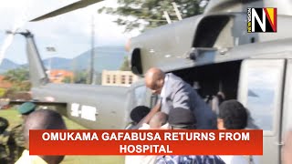 Omukama Gafabusa returns from hospital [upl. by Feenah142]