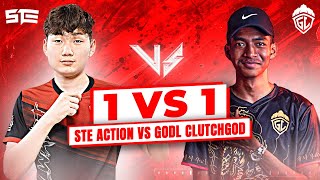 STE ACTION VS GODL clutchgod960 1 VS 1 TDM MATCH LOVED PLAYING AGAINST CLUTCHGOD ❤️ NoHate STE [upl. by Saree]