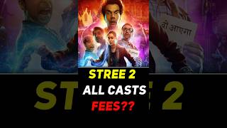 Stree 2 All Cast Fees Revealed 😱 shorts shraddhakapoor stree2movie [upl. by Buseck841]