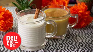 Atoles diferentes de arroz con leche y calabaza  Delicioso [upl. by Terrej817]