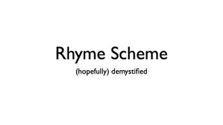 Rhyme SchemeRhyme Scheme In Poetry With ExampleHow to Find Rhyme Scheme In a PoemS2LEARN [upl. by Hirz]