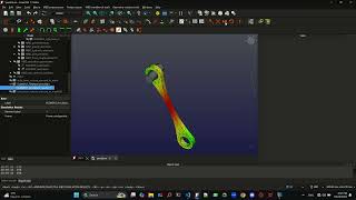 FreeCAD  MBDyn  Calculix simple pendulum [upl. by Nogem]