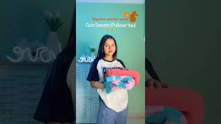 Myntra winter wear haul winterspecial myntrahaul shortsindia ytshortsvideo [upl. by Nedyaj]