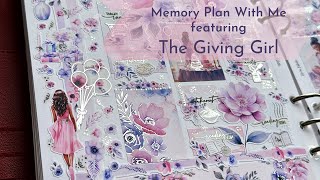 Memory Plan With Me ft Birthday by The Giving Girl  A5 Wide [upl. by Aihsyak]