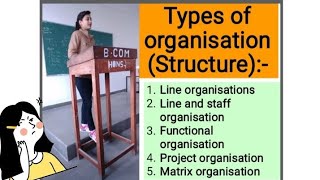 119  Organisation Structure  Line and Staff Organisation  MPA  BCom Hons BBA  DU [upl. by Aihsad]