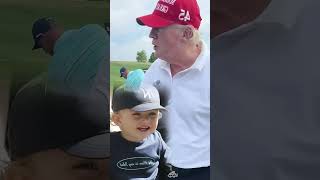 Trump loves barron so much shorts shortvideo fyp fpy trump barrontrump lovestatus viralvideo [upl. by Vaenfila]