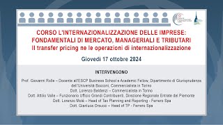 L’internazionalizzazione delle imprese fondamentali di mercato manageriali e tributari  V [upl. by Tloh615]