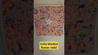 Dolly Blanket Flower Redo crafts crochet dolls [upl. by Philips362]