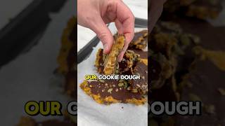 🍪🎃 Pumpkin Cookie Dough Bark gluten free vegan amp low carb [upl. by Aivan329]