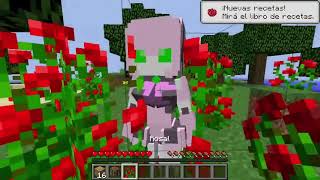 JUGANDO HARDCORE CON MI NOVIA  SERIE XD DE MINECRAFT EP 3 [upl. by Zetra]