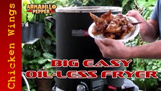 How to Make Chicken Wings  CharBroils Big Easy Oilless Fryer [upl. by Kreindler320]