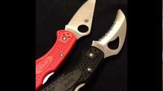 Spyderco Delica 4 VS Byrd Hawkbill [upl. by Tiffie]