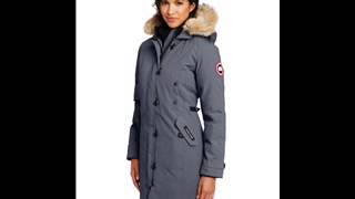 Womens Apparel  Canada Goose Womens Kensington Parka multi color Review [upl. by Annaxor725]