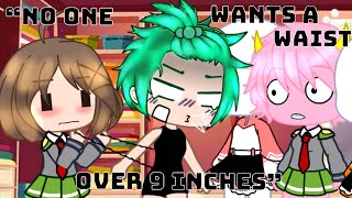 “No one wants a waist over nine inches” •Gacha Meme•ft tododekubakudeku 🧡💚💖•by༺ベレンさん༻ [upl. by Ahcim]