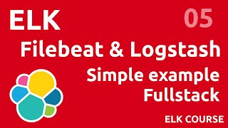 Filebeat to Logstash to Elasticsearch  ELK 05 [upl. by Assenyl]