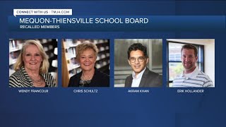 Four MequonThiensville school board members to face recall election [upl. by Vernor]