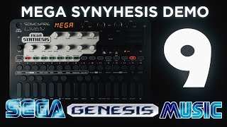 Mega Synthesis Demo 9 Sega Genesis Music Machine [upl. by Fennell]