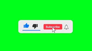 🥳Subscribe Button Green Screen no copyrightSubscribe green Scree [upl. by Tennos]