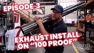 quot100 Proofquot Kenworth W900L Project  Exhaust Install  EP 3 [upl. by Lewin]